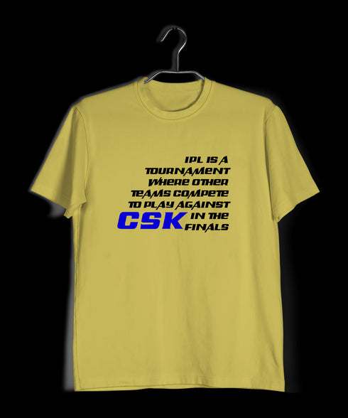 Quirkipedia CSK is IPL is CSK Cricket Sports,     Mens TShirts